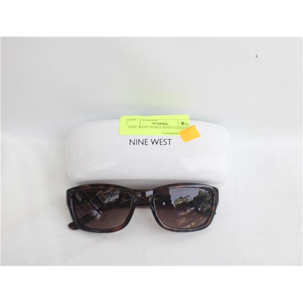 NINE WEST SUNGLASSES AND CASE