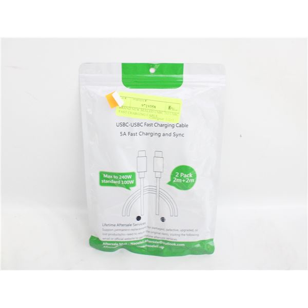 BRAND NEW SEALED USBC TO USBC FAST CHARGING CABLE