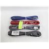 Image 1 : BRAND NEW SEALED BRADED USB TO UEBC CABLES