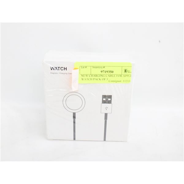 NEW CHARGING CABLE FOR APPLE WATCH PACK OF 3