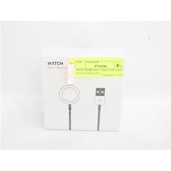 NEW CHARGING CABLE FOR APPLE WATCH PACK OF 3