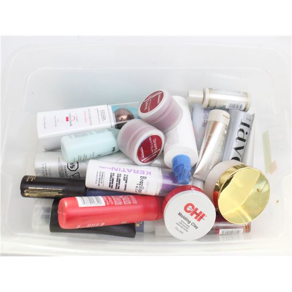 BIN ASSORTED PROFESSIONAL HAIR PRODUCTS