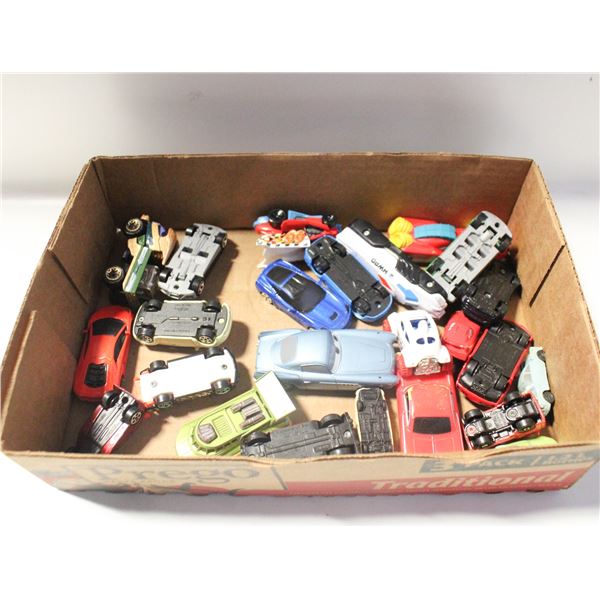 FLAT OF TOY CARS