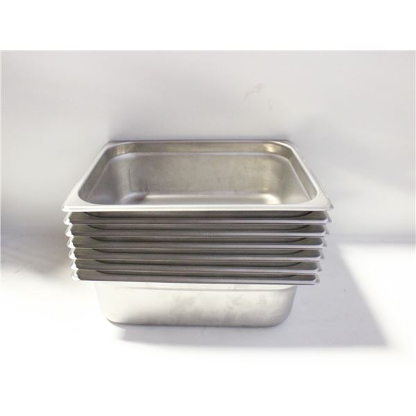 7 UPDATE INTERNATIONAL STAINLESS STEEL PANS 18-8
