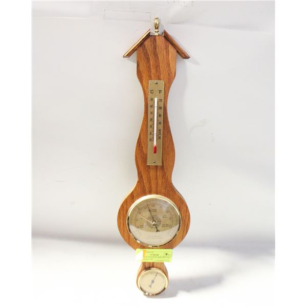 WEATHER-STATION: BAROMETER, THERMOMETER,