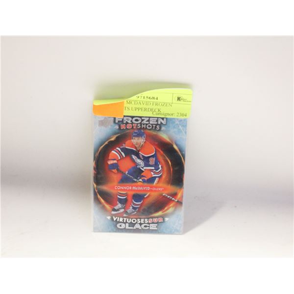 CONNOR MCDAVID FROZEN HOTSHOTS UPPERDECK