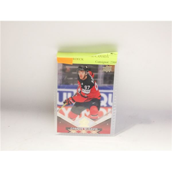 CONNOR MCDAVID CANADA UPPERDECK