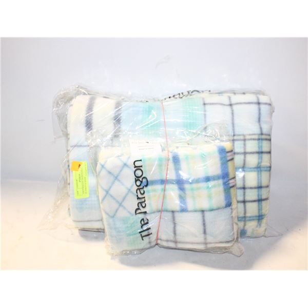 THE PARAGON TWIN FLEECE BLANKET & SHAM