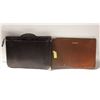Image 1 : VINTAGE LEATHER CANADA FOLDER ZIPPERED
