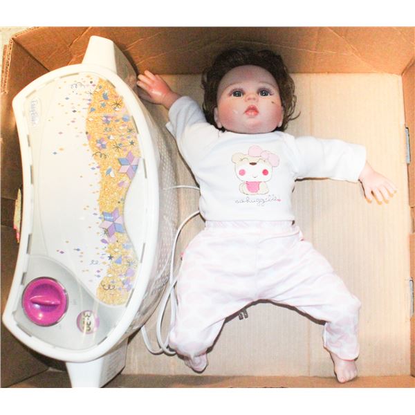 EASY BAKE OVEN AND REBORN BABY DOLL