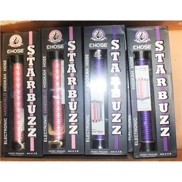 LOT OF STARBUZZ PORTABLE HOOKAHS