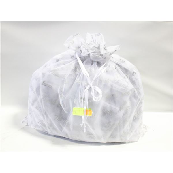 50 XL THANK YOU ORGANZA BAGS