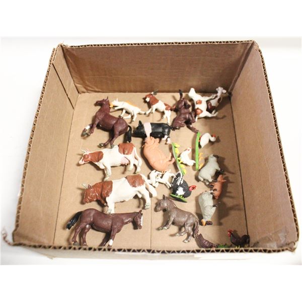 21 VINTAGE "BRITISH" FARM ANIMALS