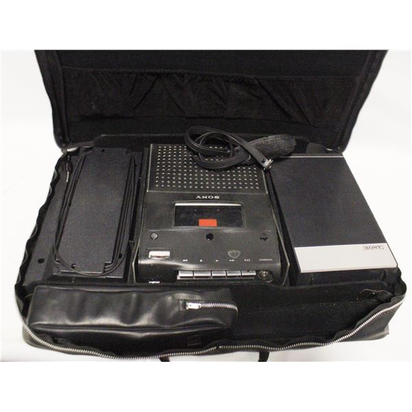 SONY CASSETTE RECORDER SET WITH SPEAKERS,