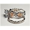 Image 2 : 14)  SILVR TONE & ROSE GOLD 2 PCE