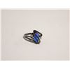 Image 1 : 15)  GUN METAL BLACK WITH CLEAR CZ
