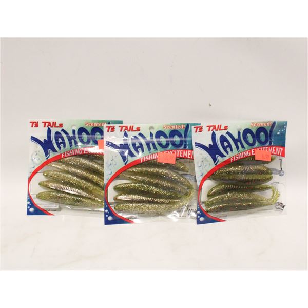 3PKS T’S TAILS WAHOO SCENTED FISHING BAIT