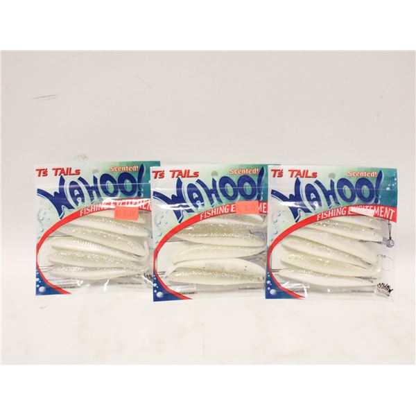 3PKS T’S TAILS WAHOO SCENTED FISHING BAIT