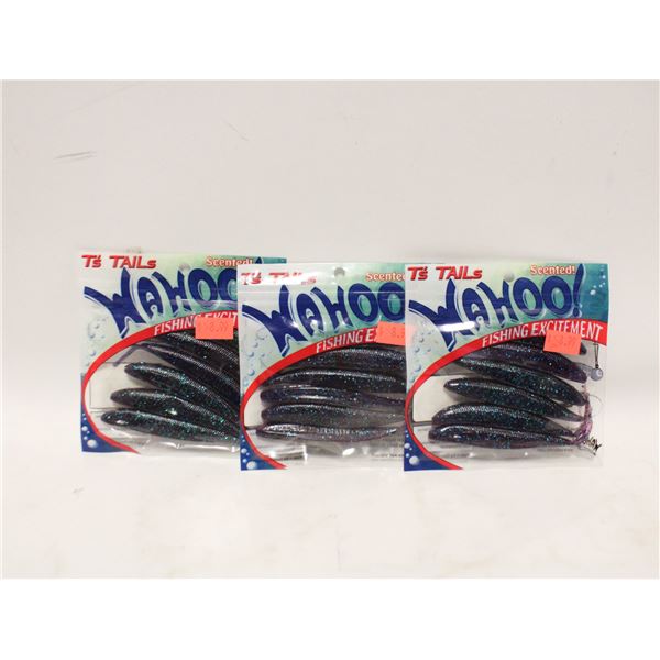 3PKS T’S TAILS WAHOO SCENTED FISHING BAIT