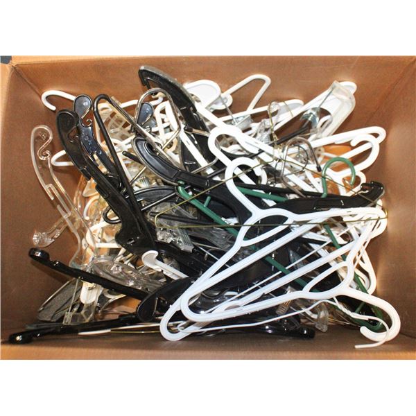 HUGE CASE OF HANGERS