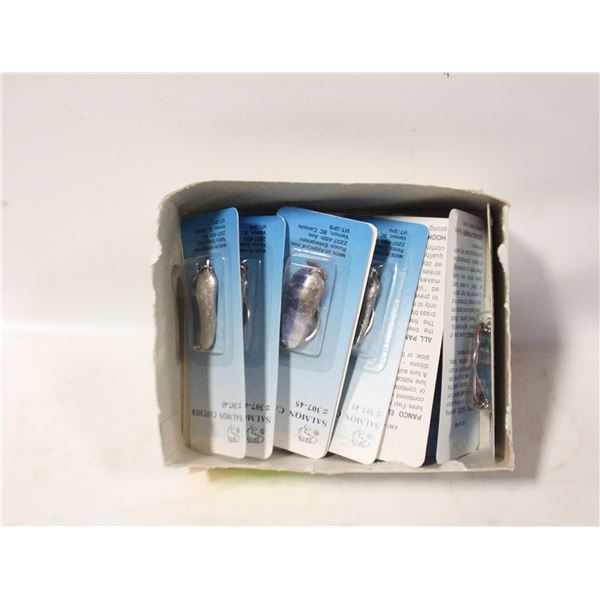 BOX OF 12 SALMON CATCHERS/PIKE LURES