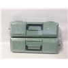 Image 1 : 2 FISHING TACKLE BOXES W/FISHING REEL IN EACH