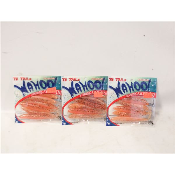 3PKS T’S TAILS WAHOO SCENTED FISHING BAIT