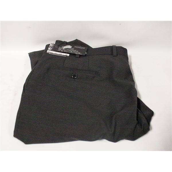 MENS SIZE 40 GALA CHARCOAL COL. STRETCH PANTS NEW