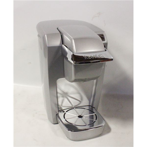 KEURIG "MINI" MODEL K10, SILVER/GREY