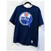 Image 1 : NEW EDMONTON OILERS MENS LARGE LOGO T-SHIRT - BLUE