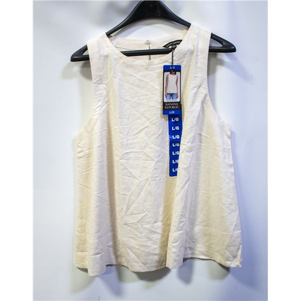 NEW BANANA REPUBLIC WOMENS LARGE SUMMER SHIRT