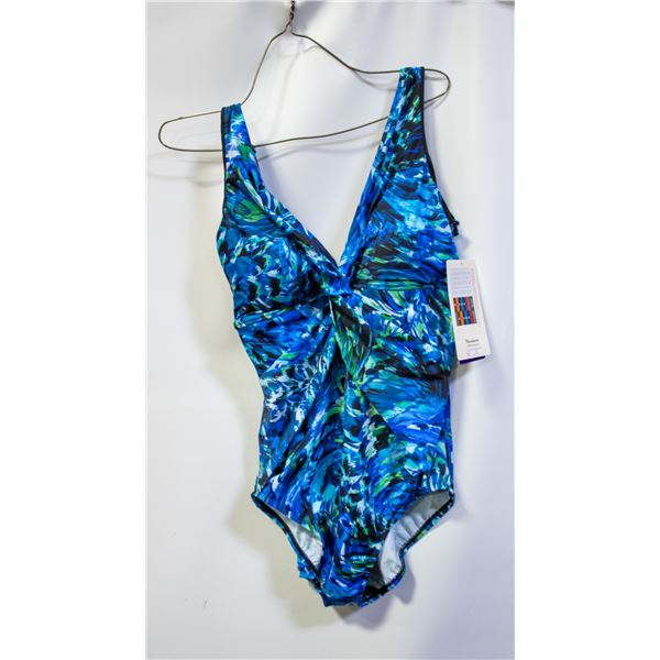 NEW MIRADONNA WOMENS SZ 14 BATHING SUIT