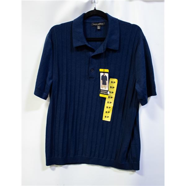NEW BANANA REPUBLIC MENS SMALL POLO SHIRT
