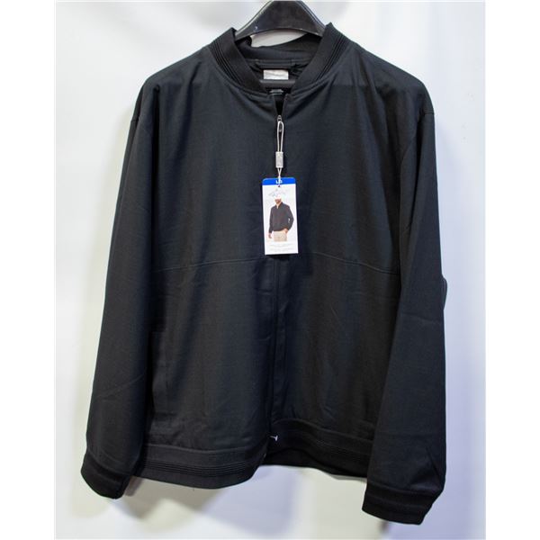 NEW GREG NORMAN MENS LARGE STADIUM GOLF JACKET