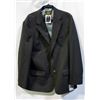 Image 1 : NEW HAGGAR MENS 46R/R SUIT JACKET - BLACK
