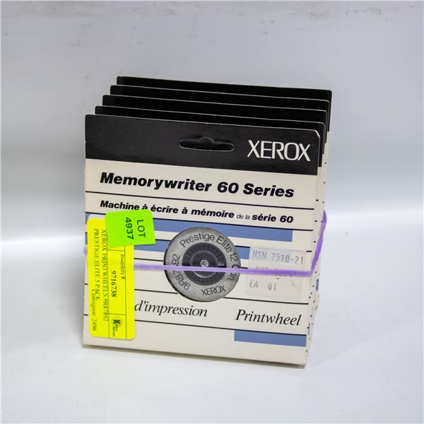 XEROX PRINTWHEELS 9R87892 PRESTIGE ELITE 5 PACK