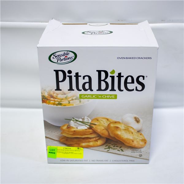 SENSIBLE PORTIONS PITA BITES OVEN BAKED CRACKERS