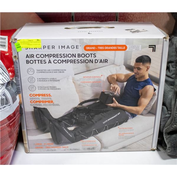SHARPER IMAGE AIR COMPRESSION LEG MASSAGER