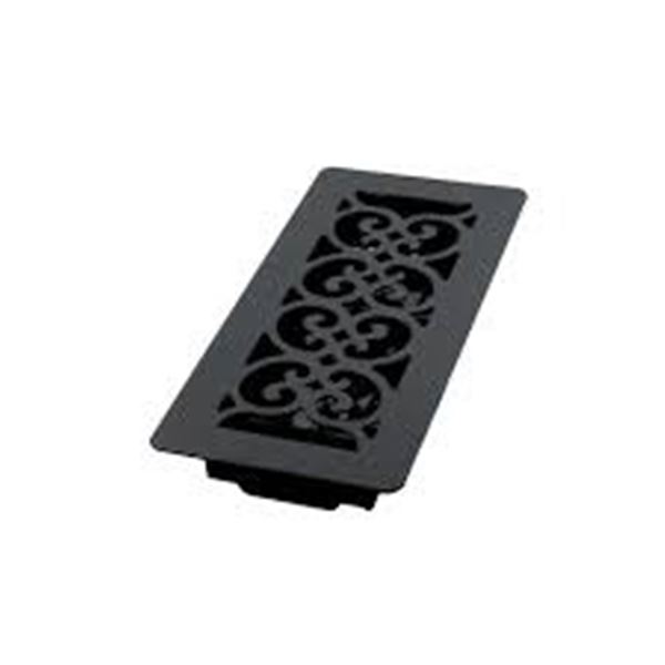 NEW 4 PACK OF MANOR HOUSE FLOOR REGISTERS BLACK