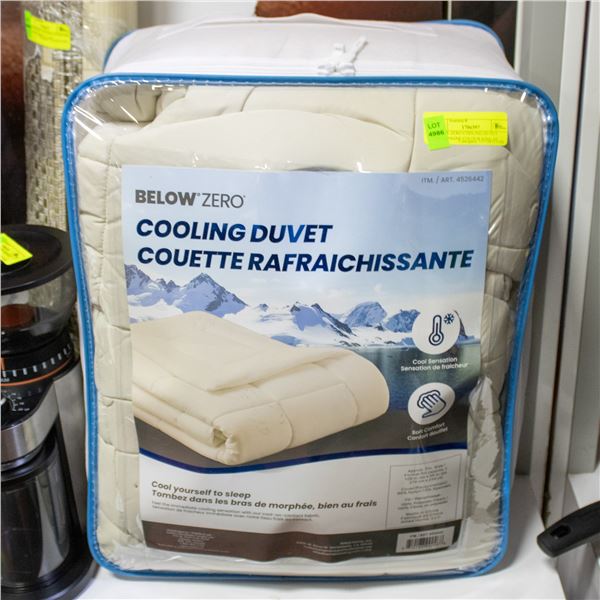 BELOW ZERO COOLING DUVET CHAMPAGNE COLOUR KING SZ