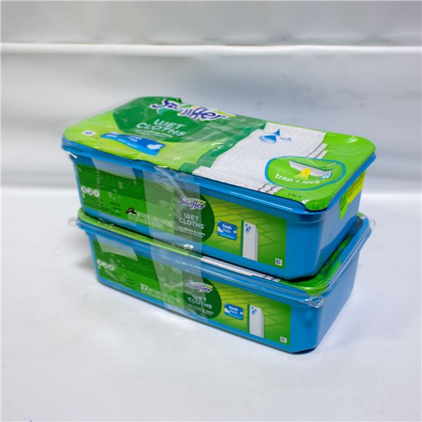 2 PACKS OF SWIFFER WET MOPPING CLOTHS FRESH SCENT