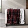 Image 1 : LIFE COMFORT ULTIMATE THROW BLANKET - RED 60 X 70"