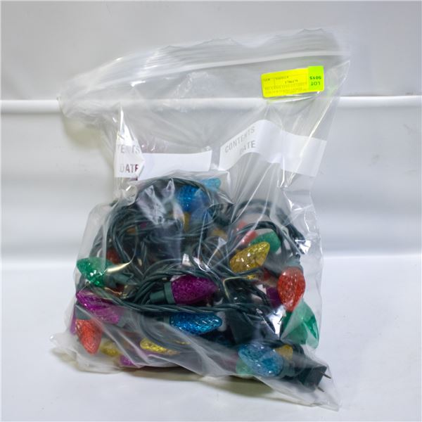 SYLVANIA STAY-LIT LED C9 COLOUR STRING LIGHTS