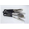 Image 1 : 4 PK OF SAGETRA PLASTIC COATED BLACK UTILITY TONGS