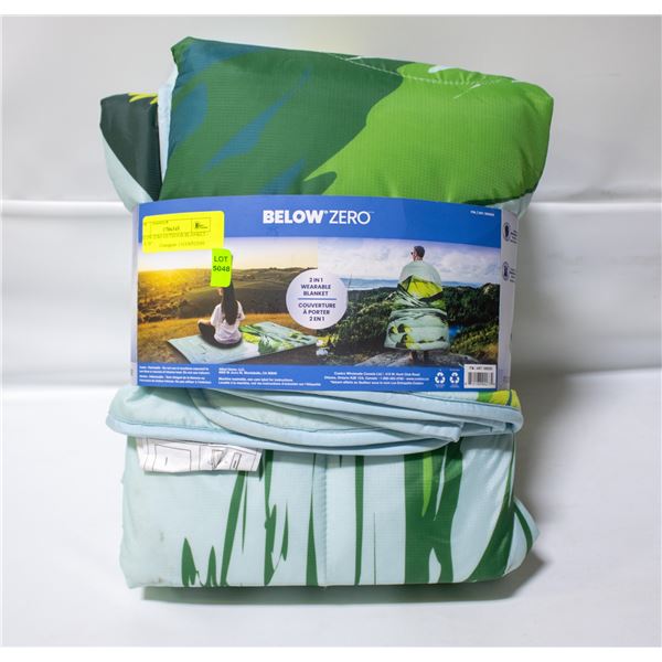 BELOW ZERO OUTDOOR BLANKET - 54 X 76"