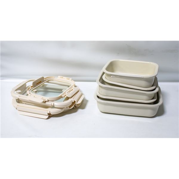 10 PIECE SAFDIE CERAMIC FOOD STORAGE SET