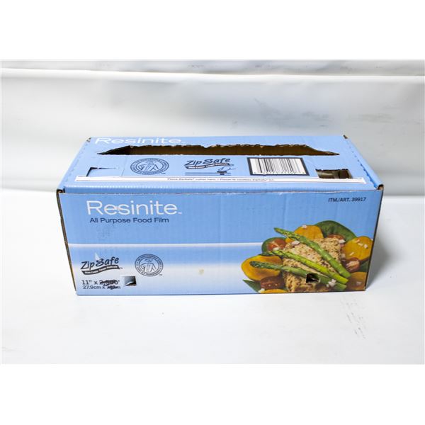 RESINITE CLEAR ALL PURPOSE FOOD FILM - 11" ROLL
