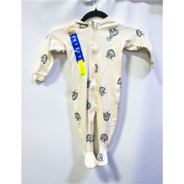NEW PEKKLE INFANT 12M SLEEPER - ORGANIC COTTON