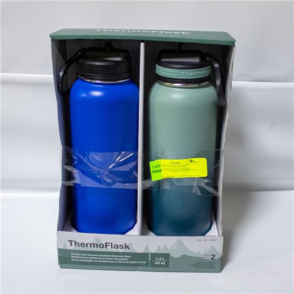 2 PACK OF THERMOFLASK INSULATED WATER BOTTLES