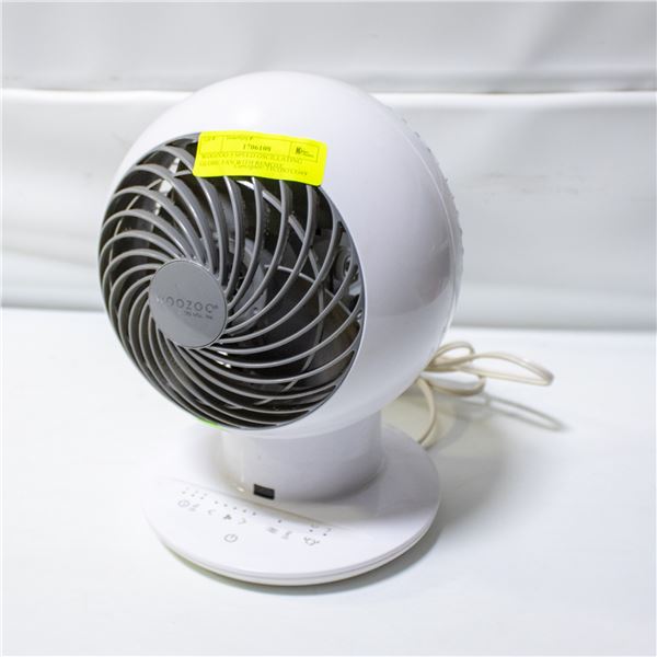 WOOZOO 5 SPEED OSCILLATING GLOBE FAN WITH REMOTE